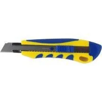 Office knife Buromax 18mm, metal runners, rubber inserts (BM.4618)