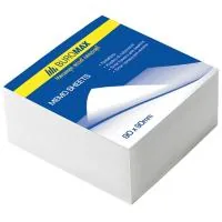 Paper for notes Buromax White 80x80x50mm, glued (BM.2204)