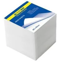 Paper for notes Buromax White 90x90x90 mm., unglued (BM.2219)