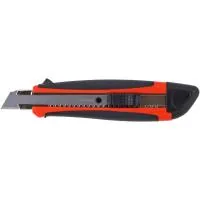 Office knife Buromax 18mm, metal runners, rubber inserts (BM.4616)