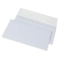 Envelope Envelope DL (100x220mm) white, Peel & Seal (85-1423)