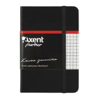 Notebook Axent Partner, 95*140, 96sheets, square, black (8301-01-А)