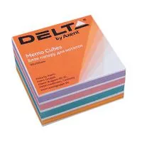 Paper for notes Delta by Axent "COLOR" 90X90X30mm, unglued (D8023)