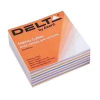 Paper for notes Delta by Axent "MIX" 90X90X30mm, glued (D8014)