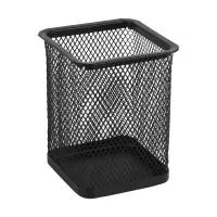 Stand for pens Axent square 80x80x100mm, wire mesh, black (2111-01-A)