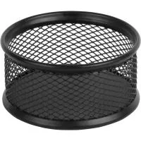 Stand for paper clips Axent 80x80x40mm, wire mesh, black (2113-01-A)