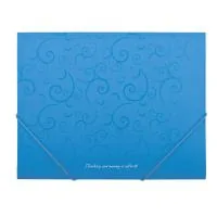 Folder with elastic bands Buromax A5, BAROCCO, sky-blue (BM.3902-14)