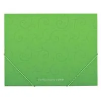 Folder with elastic bands Buromax A5, BAROCCO, light green (BM.3902-15)
