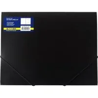 Folder with elastic bands Buromax A4, black (BM.3913-01)