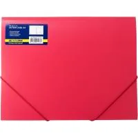 Folder with elastic bands Buromax A4, red (BM.3913-05)