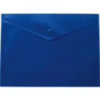 Folder - envelope Buromax A4, with a button, blue (BM.3926-02)