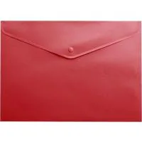 Folder - envelope Buromax A5, with a button, red (BM.3935-05)