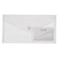 Folder - envelope Buromax DL (240x130mm) TRAVEL, clear (BM.3938-00)