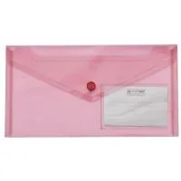 Folder - envelope Buromax DL (240x130mm) TRAVEL, red (BM.3938-05)