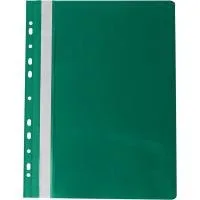 Folder Buromax A4, perforated, PVC, green/ PROFESSIONAL (BM.3331-04)
