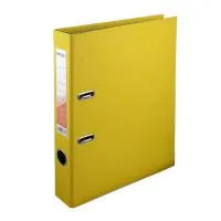 Folder - recorder Delta by Axent double-sided PP 5 cm, assembled, yellow (D1711-08C)