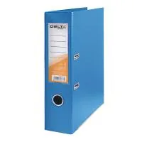 Folder - recorder Delta by Axent double-sided PP 7.5 cm, assembled, sky-blue (D1712-07C)