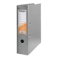 Folder - recorder Delta by Axent PP 7.5 cm, assembled, gray (D1714-03C)