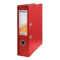 Folder - recorder Delta by Axent PP 7.5 cm, assembled, red (D1714-06C)