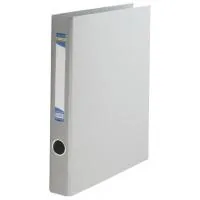 Folder - recorder Buromax A4, 2 rings/30mm, width 40mm double sided, PP, gray (BM.3101-09)