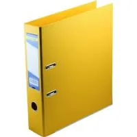 Folder - recorder Buromax A4 double sided, 70mm, PP, yellow, built-up (BM.3001-08c)