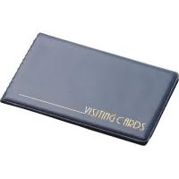 Business card Panta Plast 24 cards, PVC, dark blue (0304-0001-02)