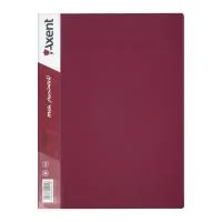 File folder Axent 20 sheet protectors, burgundy (1020-04-А)
