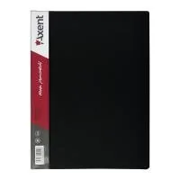 File folder Axent 20 sheet protectors, black (1020-01-А)