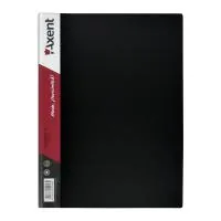 File folder Axent 60 sheet protectors, black (1060-01-А)