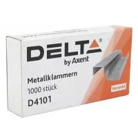 Staples for office stapler No. 10/5, up to 20 sheets, 1000 pcs Delta by Axent (D4101)