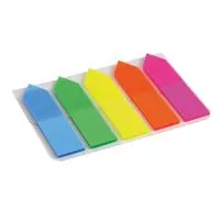 Sticker-bookmark Axent Plastic bookmarks 5x12x50mm, 125pcs, arrows, neon colors mix (2440-02-А)