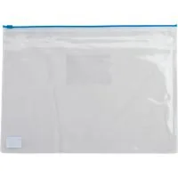 Папка на блискавці Buromax А5, plastic zipper blue (BM.3947-02)