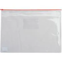 Папка на блискавці Buromax А5, plastic zipper red (BM.3947-05)