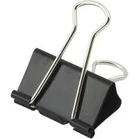 Binder metal Buromax 41 mm, 12 pcs, black (BM.5302)