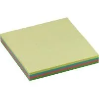 Paper for notes Buromax with adhesive layer 76x76mm, 100sheets, pastel colors mix (BM.2312-10)