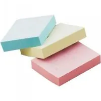 Paper for notes Buromax with adhesive layer 38x51mm, 3*100sheets, colors mix, blister (BM.2319-99)