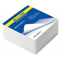 Paper for notes Buromax White JOBMAX 90x90x30mm., glued (BM.2208)