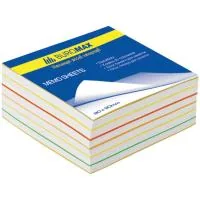 Paper for notes Buromax Rainbow 90x90x40mm, unglued (BM.2245)
