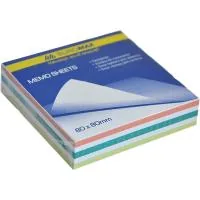 Paper for notes Buromax Zebra JOBMAX 80x80x20mm, glued (BM.2254)
