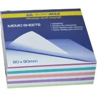 Paper for notes Buromax Zebra JOBMAX 90x90x30mm, unglued (BM.2257)