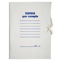 Folder on ties Buromax A4, carton 0.3mm (glued flap) (BM.3359)