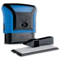 Self-selecting stamp Trodat blue 4-line + box 6 (4912N/4/U)