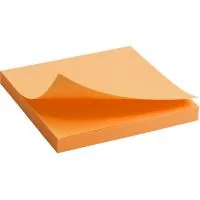 Paper for notes Axent with an adhesive layer 75x75mm, 80 sheets, bright orange (2414-15-A)