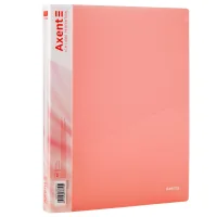 Axent A4 ring binder with 2 rings 700 µm 25 mm Transparent pink (1207-24-A)