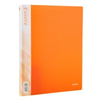 Axent A4 ring binder with 2 rings 700 micron 25 mm Transparent orange (1207-25-A)