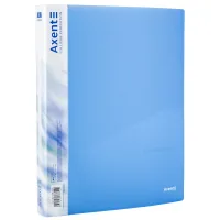 Axent A4 ring binder with 4 rings 700 µm 35 mm Transparent blue (1208-22-A)