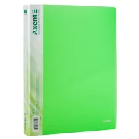 Axent A4 ring binder with 4 rings 700 µm 35 mm Transparent green (1208-26-A)