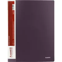 Folder with clip Axent A4 700 micron Prozora Slivova (1301-11-A)