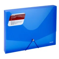 Folder on rubber bands Axent A4 800 µm Transparent blue (1502-22-A)