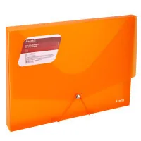 Folder on rubber bands Axent A4 800 μm Transparent orange (1502-25-A)